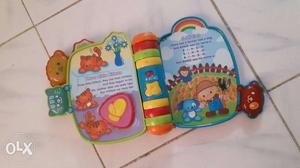 Vtech rhyme and discover book with rhymes and music in good