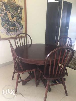 4 year old dining table, 4 seater. In excellent