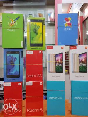 All brands Sealed mobiles readily available REDMI 5 2Gb at