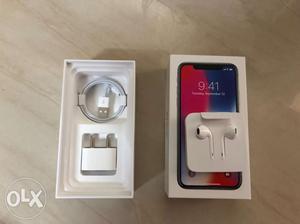 Apple IPhone X 64gb with Indian Bill. Unboxed