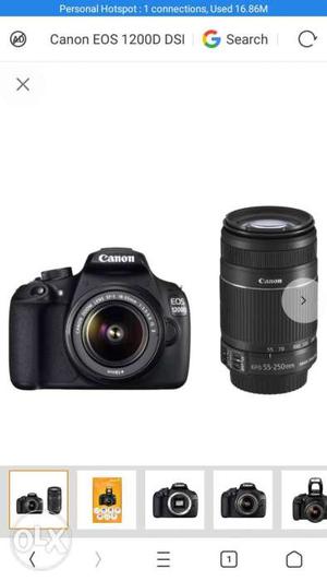 Black Canon DCamera 2 Lens.94. no chat only call