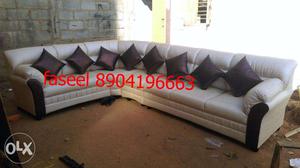 Corner sofa set latest branded new with 3 year warrany with
