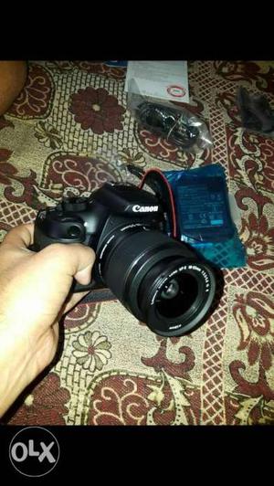 DSLR canon d with kit lens mm. 12 days