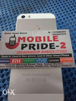 Iphone 5s 16gb silver in good condition with