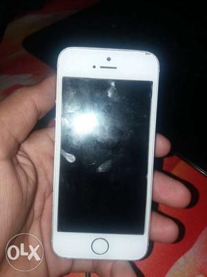 Iphone 5s silver condition is good but back