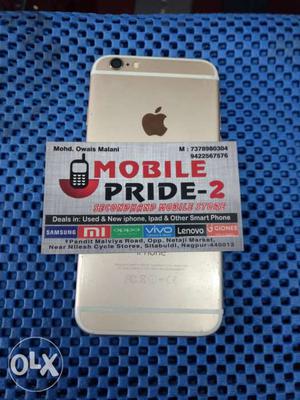 Iphone 6 16 gb golden colour with bill box