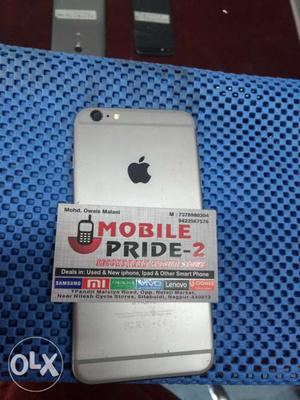 Iphone 6+64gb grey colour with bill box charger