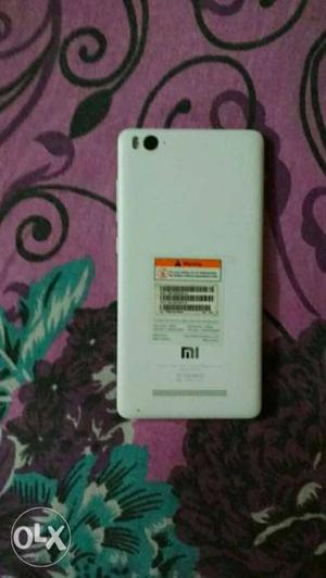 Mi4i phone 16GB (White) in New condition front