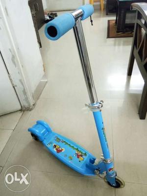 Mint condition Blue And Stainless Steel kids Scooter