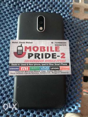 Moto G4 plus 32gb with Bill boxes charger and