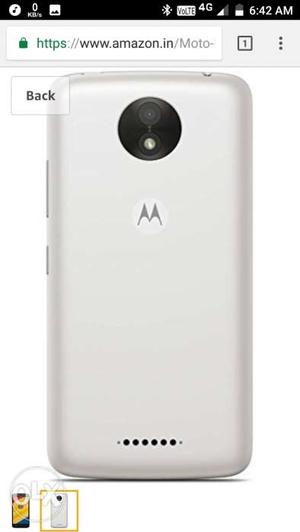 My phone is Moto c plas.only exchange for Moto