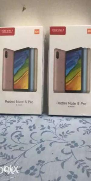 Redmi note 5 pro black 4gb ram seal pack available