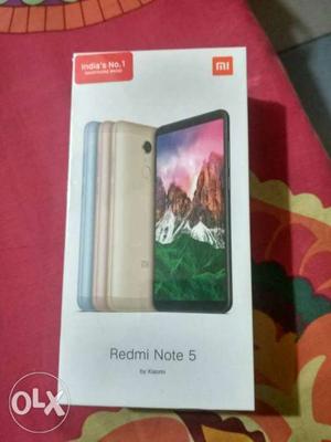 Sealed Redmi Note 5 3gb+32gb gold colour
