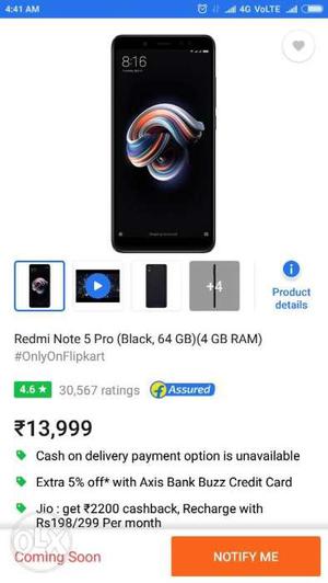 Sealed mi note 5 pro phone available