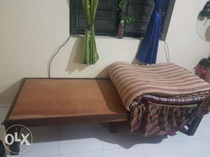 Single bed. Fully wooden.
