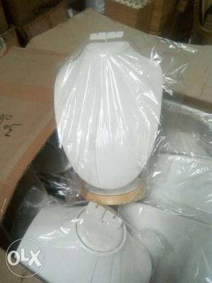 White Ceramic Vase With White Ceramic Bowl