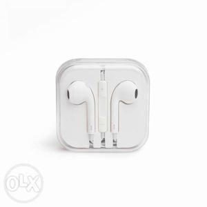 White EarPods With Case