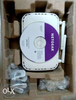 White NetGear Wireless Router With Box