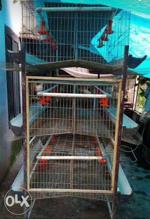 75 hen cage.good condition. 8 months old...