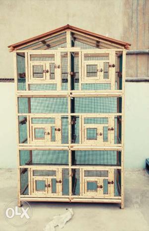 Breading cage for birds