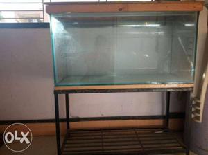 Fish Tank For Sell With Stand And Wooden Shed