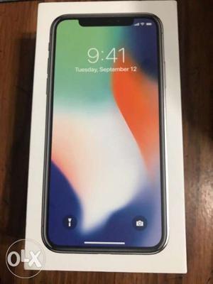 Iphone X 256gb new sealed box with 2years