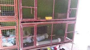 Ironcages for sale 1 no. 5feet 2 rooms total rate mention