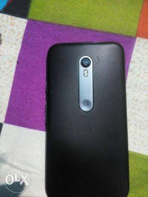 Moto g3 black colour 4g phone