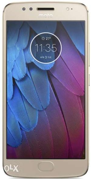 Moto g5s 32gb (golden color). Used only 3months,