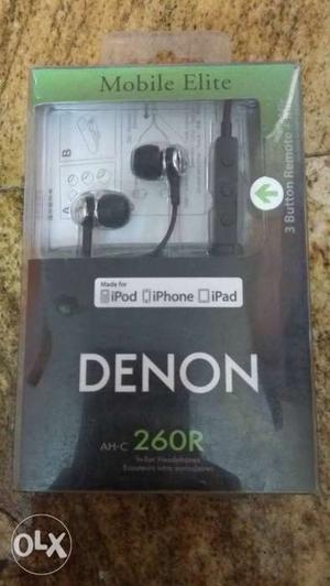 New DENON Ear phones.