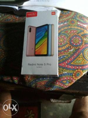 New Redmi note 5 pro seal pack gold