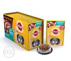 Pedigree gravy box dog food product