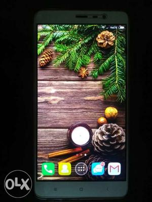 RedMi Note3, Memory 32GB, RAM 3GB with charger,