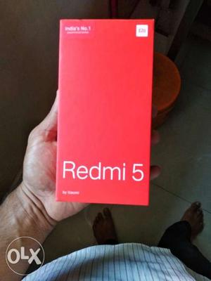 Redmi 5 2GB/16GB GOLD COLOUR.. One day used