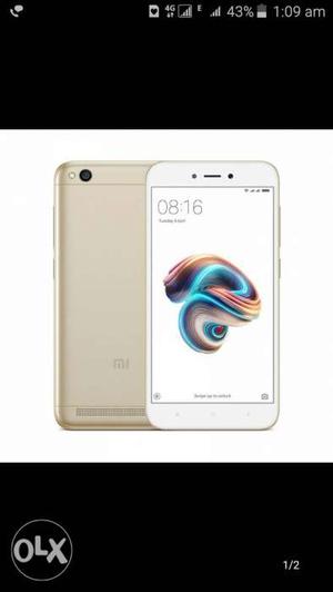 Redmi 5A 3gb ram 32gb rom gold colour seal packed