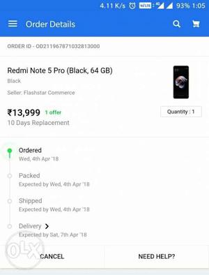 Redmi note 5 pro {4;64} Call me on 8oo2O.