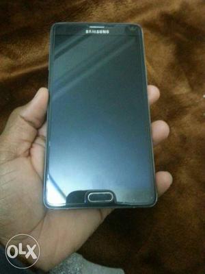 Samsung note 4 4g only for 4 mnth used clean and