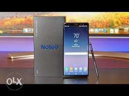 Samsung note8 black 45days mobile full kit