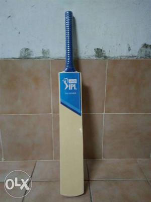Brown And Blue IPL Cricket Bat