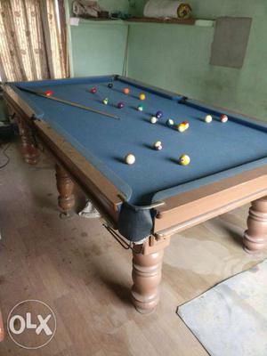 Its a nice qualty pool table with thich marble