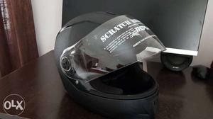 Matte Black Full-face Helmet made by Aerostar for TVS
