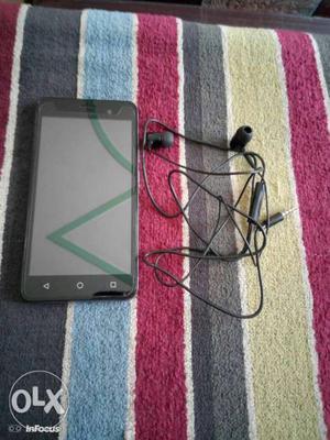 Micromax Q G) With original earphone and