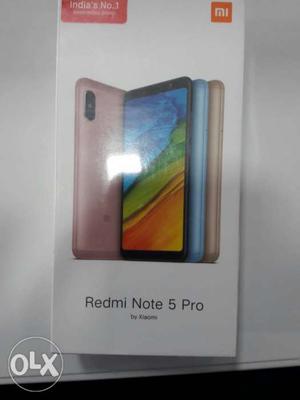 Note 5 pro 6gb gold coler