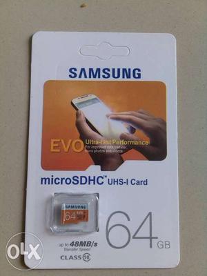 Samsung 64 GB memori card print rate 