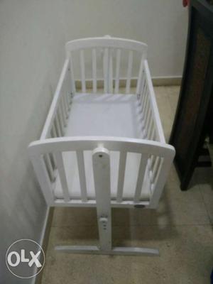 Baby cradle plus swing with mattress. Almost new.