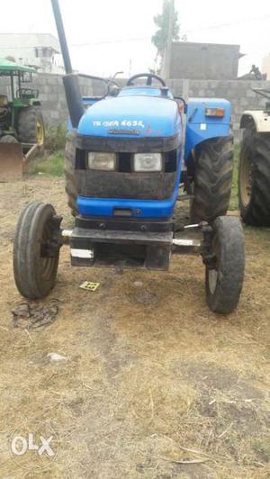 Blue And Black Ride On Mower