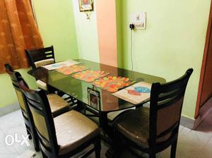 Dining table with 6 chairs, best quality