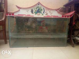 Fish tank is in very good condition contact