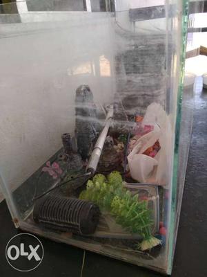 Fish tank with extras...