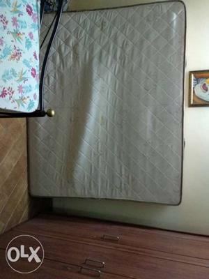 Sleepwell brand mattress, 6 x 5 feet... under